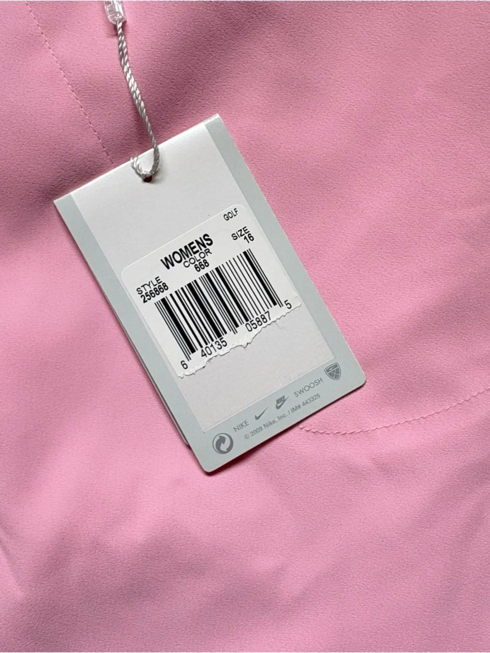 NWT NIKE GOLF Dri-Fit Skort Athletic Skirt Pink Style 256868